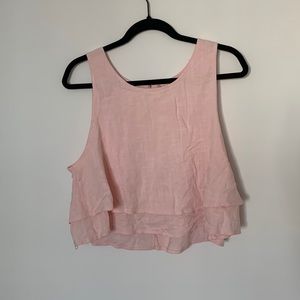 Pink Tank Top Blouse
